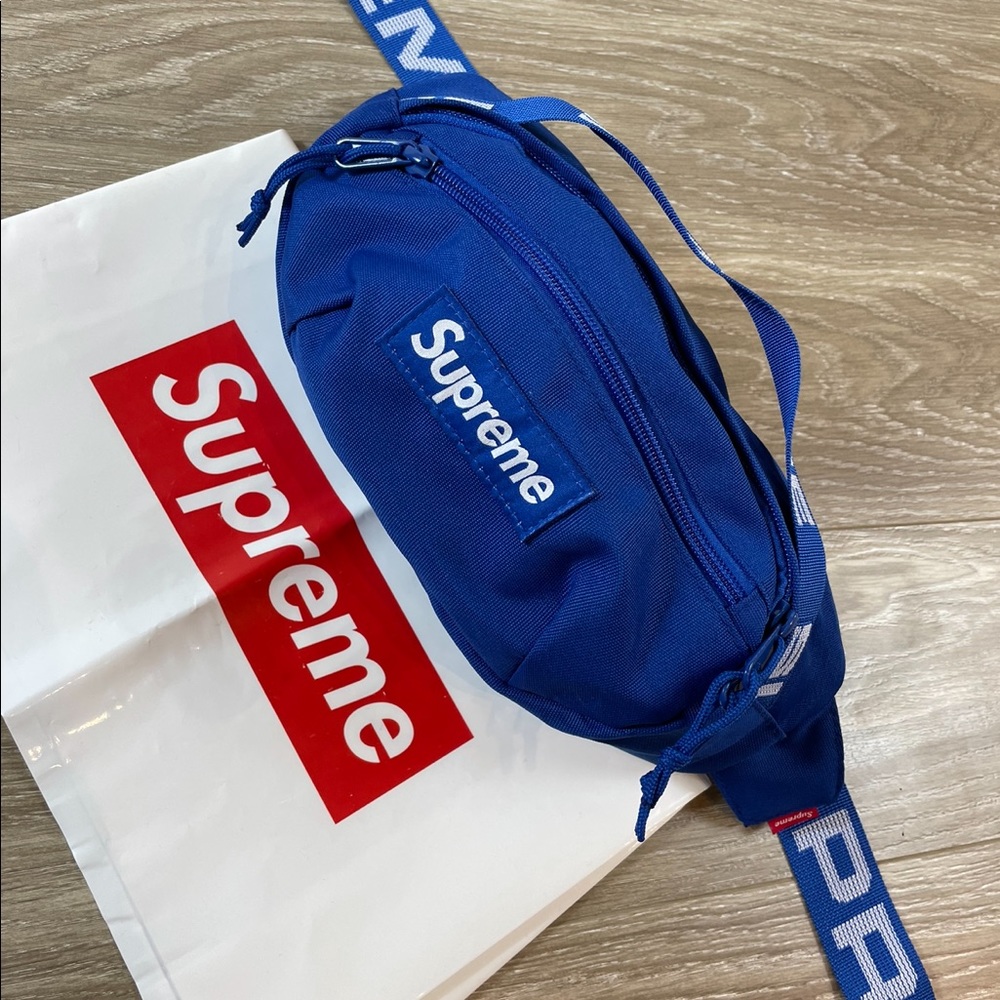 Supreme Waist Bag Blue SS18